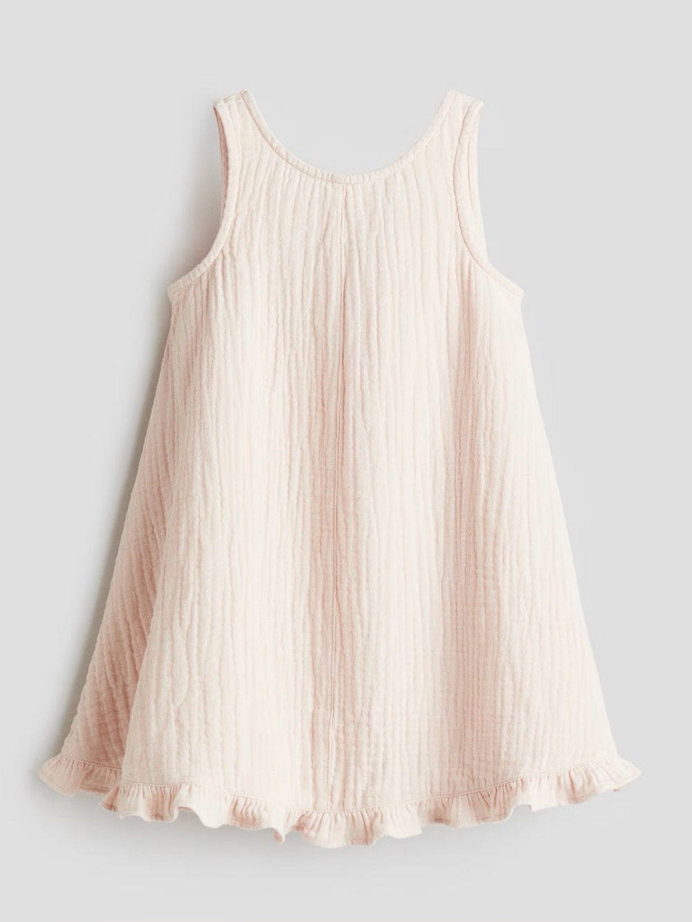 Muslin Cotton Dress in Soft Pink size 2T NWT